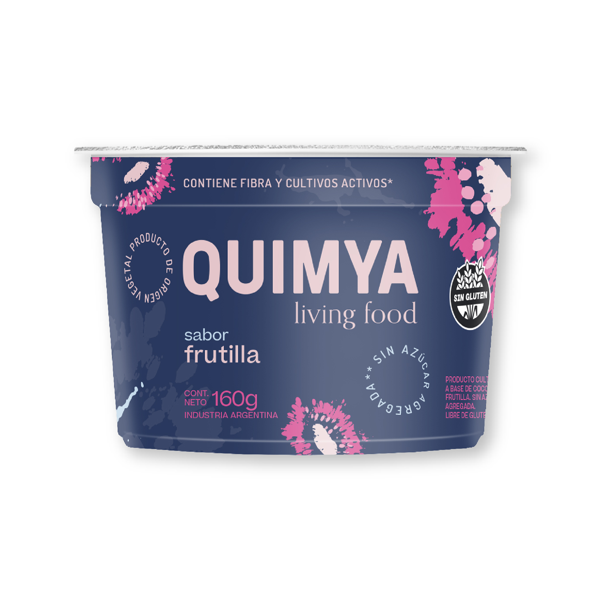 QUIMYA LIVING FOOD SABOR FRUTILLA (sin azúcar agregada)