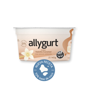 ALLYGURT SABOR VAINILLA CARAMEL (sin azúcar agregada)