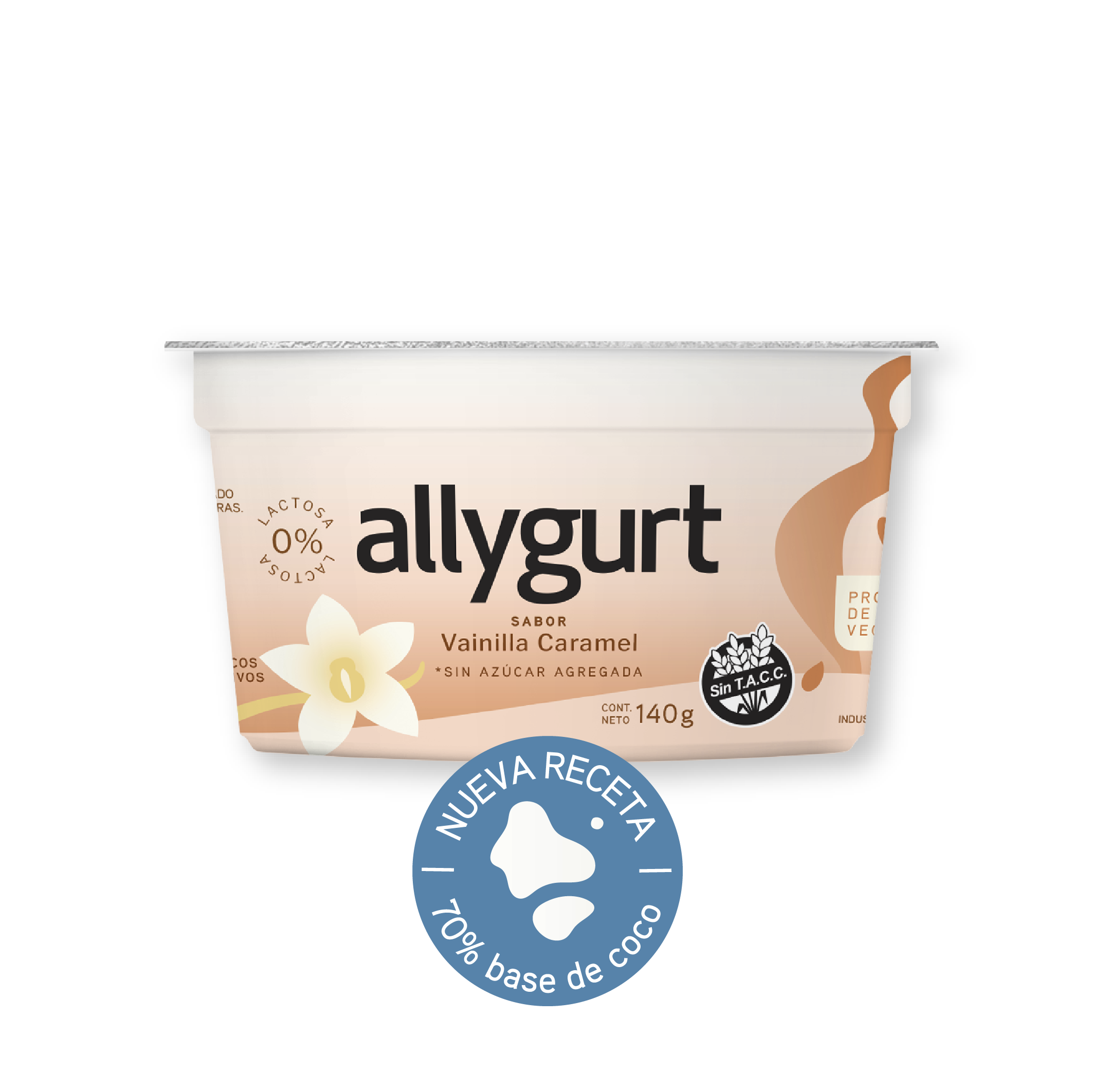 ALLYGURT SABOR VAINILLA CARAMEL (sin azúcar agregada)
